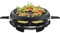 Moulinex Raclette Plancha Coupelles Accessimo-Tagliere per crêpier 6 coppette RE151812, Metallo, Nero