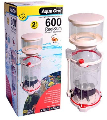 AquaOne Aquarium Fish Tank Marine Protein Skimmer ReefSkim 600 Tanks up to 600L