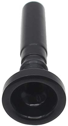 Perfeclan Trompetenmundstück 7C Größe Ersatzinstrument Zubehör, Als Geschenk für Anfänger - Schwarz