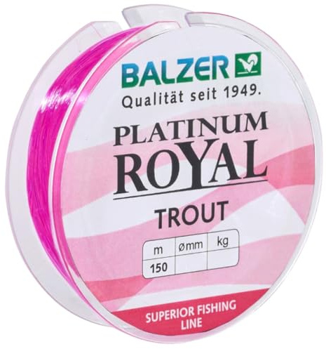 Balzer Platinum Royal Trout Schnur - 150m monofile Angelschnur