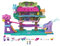Polly Pocket HJJ98 - Pollyville Tierparty Baumhaus, 5 Stockwerke, über 15+ Spielteile: 2 Puppen, Fahrzeug, 4 Tiere und mehr, Spielzeug Geschenk für Kinder ab 4 Jahren