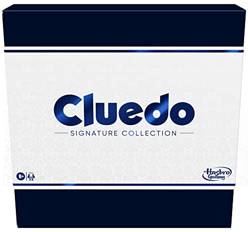 Cluedo Signature Collection Familienbordspiel für 2 bis 6 Spieler, hochwertige Verpackung und Teile, Spiel für 8+