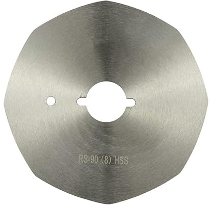 2 pezzi lama in acciaio legato lame per seghe circolari dischi taglierina macchina per taglio tessuto lama sarto lama di taglio utensile manuale fai da te (2PCS/90X18X1.2MM)
