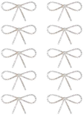 QANYEGN Vintage Bow Strass Brosche, Damen Anstecknadeln, Strass Brosche, Party Kleid Brooch für Bankette, Schal dekoriert, Kleidung Modeschmuck, Mantel Zubehör