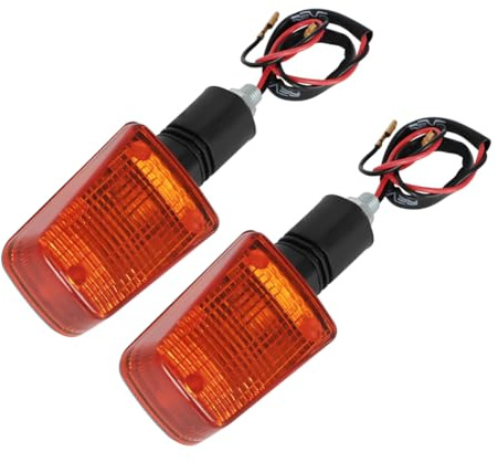 motoparty for Suzuki DR350 DR650 Short-stem Turn Signals Light DR 125 200 250 GSXR 750 1100 with Good Durability and Waterproof Performance
