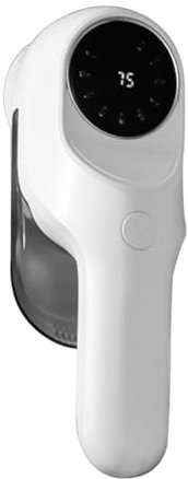 Erice Rasoir Anti Bouloche, Fabric Lint Shaver with LED Display, Bouloche Appareil, Rechargeable Fabric Pill Remover, Fuzz Remover Fabric Shaver for Carpet, Blanket, Plush Toy, Couch (B)