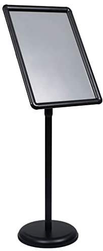 Tidyard A3-Plakatständer Schwarz Aluminiumlegierung