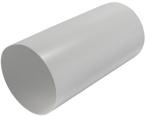 Repa Market Ø 6 Pollici / 150 mm - 12 Pollici / 0,3 m Lungo Condotto di Ventilazione Rotondo in Plastica Dritto - Condotto di Ventilazione Rigido - Tubo di Ricambio, Estensione, Circolazione di Aria