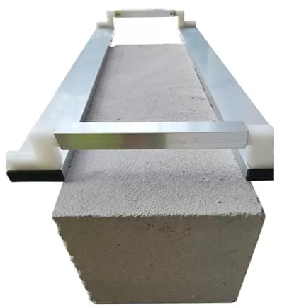 DPFCYBS Betonglättekelle Schnelles Zementverlegewerkzeug Für Wandbreite 10cm-22cm(Size:Width 18-22 cm,Color:Slurry Thickness 1.5cm)