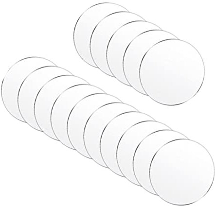 BELLIFFY Acrylglas Platte Rund Transparent Durchsichtig Für Diy-projekte Handarbeiten Malen Zeichnen