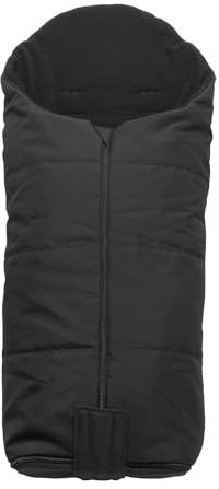 Cuddles Collection Universal Footmuff Fleece Lined Snuggly Cosytoes Footmuff Universal Fitting for Pushchairs Strollers Prams Buggys Baby (Black)