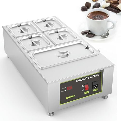 Fusione Del Cioccolato, Aggiunta Di Acqua, Motore Riscaldante Veloce E Uniforme, Macchina Del Modello Di Crema Di Cioccolato Caldo Al Formaggio Al Cioccolato, Fontana Di Cioccolato (5 Lattine)