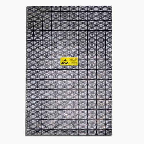 Daarcin 10 sacchetti antistatici grandi ESD con apertura superiore, 40,6 x 61 cm, grandi sacchetti antistatici ESD per scheda madre, scheda video, schermo LCD, dispositivi elettronici con etichette