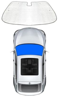 Pare-Soleil Voiture Vitres pour Nissan pour X-Trail T32 2017 – 2022 Pare-Soleil Fenêtre De Voiture Réflecteur De Protection UV Avant Pièces De Pare-Soleil Pare-Soleil Auto(Front 1 PCS)