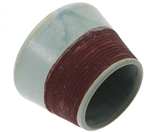 PRETYZOOM Tarro De Cerámica Para Cerillas Pequeño, Porta Cerillas Multifuncional, Material Cerámico, Diseño Vintage, Para Hogar y Oficina, Recipiente Compacto Para Guardar Fósforos