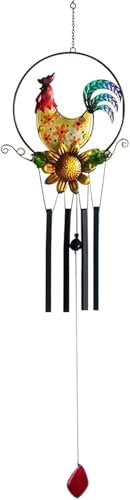 Grands carillons éoliens de jardin extérieur, carillons éoliens Tubes suspendus extérieurs carillons éoliens carillons éoliens en métal créatif pendentif carillon ornement for la maison, patio, jardin