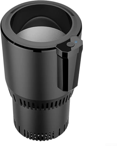Besttoolifes Car Electric Cup, 12V Stainless Steel Heated Travel Mug Self Heating Mug Travel Heating Cup Heated Coffee Tea Mug For Hot Water, Coffee, Travel, Home Use