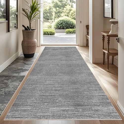 Rutschfeste Maschinenwaschbare Fußmatte 50 x 200 cm flurteppich läufer lang Flurteppich Wohnzimmer Teppich Küchenteppich Läufer für Eingang Küche Schlafzimmer Wohnzimmer, Schmutzfangmatte Innen
