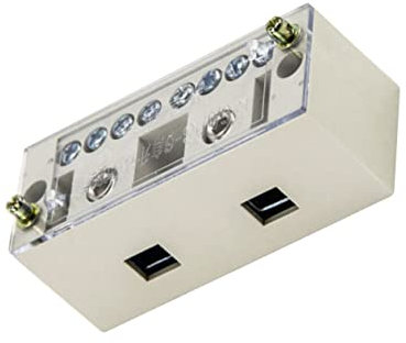 KONTONTY Two Eight Line Splitter Cable Junction Box Terminal Block for Home Cord Splitter Box Use Wire Joining Connectors