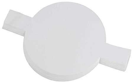 IMIKEYA 100pcs 6-inch Round Baking Paper Silicone Cake Pan Liners Non-Stick Parchment Sheets White for Oven Baking and Cake Preparation