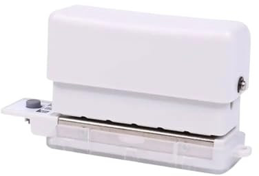 fach Locher 6 Löcher Loch Puncher A4 A5 B5 Lose Blattpapierloch Loch Standard Loch Loch DIY Office Bindungswerkzeug Büro Bindegeräte(White)