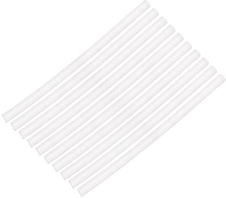 PERSELOSO Bâtons Thermofusibles De Colle Blanche Transparente 7x150 Mm Lot De 10 Pièces Adhésif Puissant Fondant Rapidement Outil De Réparation De Fusion Usage Domestique Et Bricolage