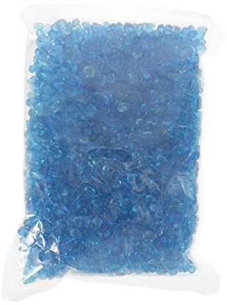 Alipis 1 Pack Aquarium Glass Gems Decorative Stones for Fish Tank Gravel Lightweight Potted Glass Gems for Aquatic Decor Irregular Shape and Safe for Fish