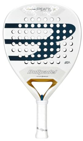 BULLPADEL Padel Racket PEARL Woman 2026 | Bea Gonzalez Pala Padel with Effortless Power | Trinamic Heart, Fibrix Face, Multieva Core | Air React Channel Agility with Vibradrive Comfort & Custom Weight