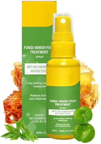 Uppfriskande fotspray, lugnande fuktdimma, 30 ml kylande formel med absorption, fuktgivande fotfräschning, hudspray med fräsch doft, fotvård för dagligt bruk