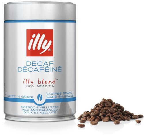 illy Kaffee, Kaffeebohnen Entkoffeiniert - Dose zu 250 g