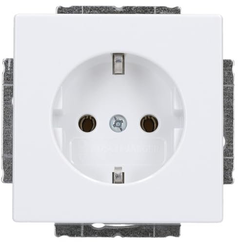 Busch-Jaeger 20 EUC-84 SCHUKO® Steckdose (Thermoplast) Studioweiß 2CKA002011A3725 future linear