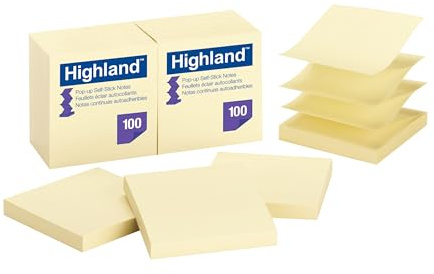 MMM6549PUY - Highland Self-Stick Pop-Up Notes