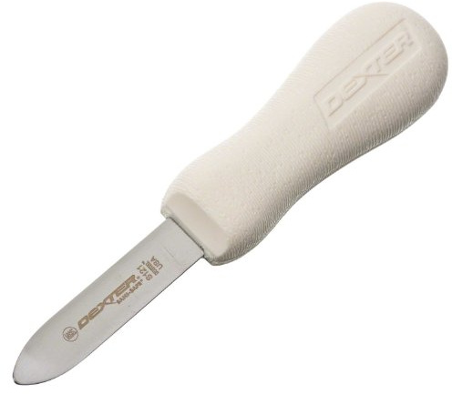 Dexter-Russell S121PCP -2-3/4 New Haven Style Oyster Knife-Sani-Safe Series 2-Pack (2), White