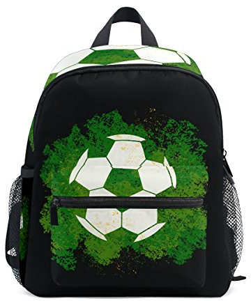 Montoj Sac de Voyage Unisexe pour Enfant Motif Football Vert