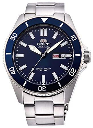 Orient Herren Analog Automatik Uhr mit Edelstahl Armband RA-AA0009L19B