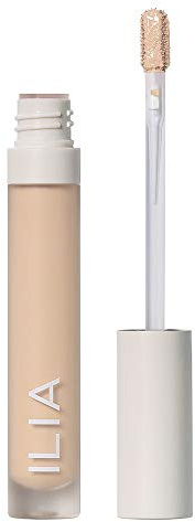 ILIA - True Skin Serum Concealer | Non-Comedogenic, Cruelty-Free, Vegan, Safe for Sensitive Complexion, Reduces Appearance of Dark Circles + Blemishes (Arrowroot SC.5, 0.16 oz | 5 ml)