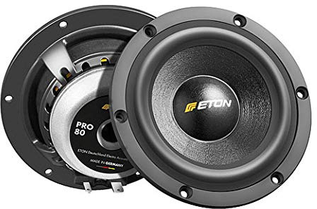 ETON PRO 80 Mitteltöner 8 cm Lautsprecher 1 Paar ETON PRO80