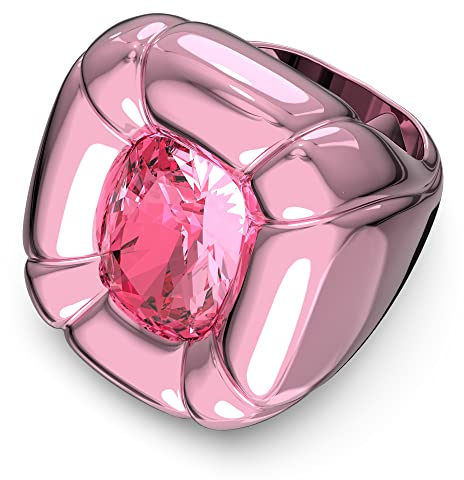 Swarovski Dulcis Cocktailring, Kissenschliff, Rosa