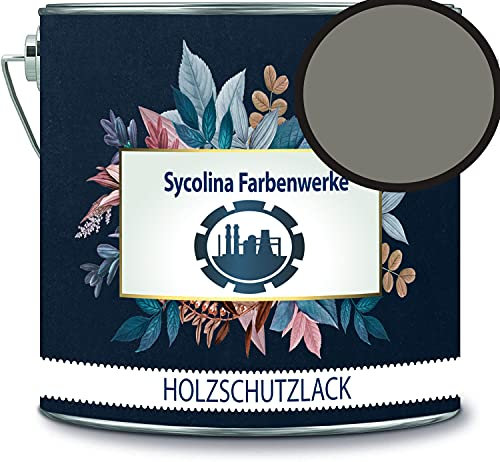 Sycolina - Vernice protettiva per legno, resistente alle intemperie, protezione a lungo termine dalle intemperie, colore grigio muschio RAL 7003