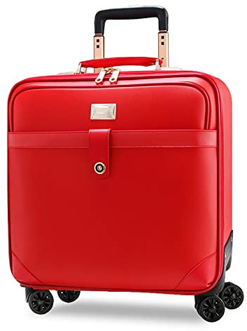 GOTYKE Laptoptasche mit Rollen, Priorität, Boarding, genehmigt, rollend, gepolsterte Laptoptasche, 4 Räder, Übernachtungstrolley, Business-Handkabine, Gepäckkoffer (Farbe: A, Größe: 39 x 20 x 46 cm)
