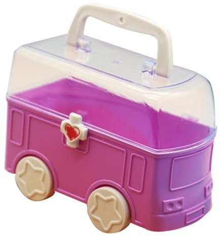 Homoyoyo Spielzeugkiste Fahrzeugförmige Box Stapelbarer Organizer-behälter Spielzeugkoffer Zur Aufbewahrung Spielzeug-aufbewahrungsorganisator Containerbox Behälter Für Plastik Haushalt Schmücken Kind