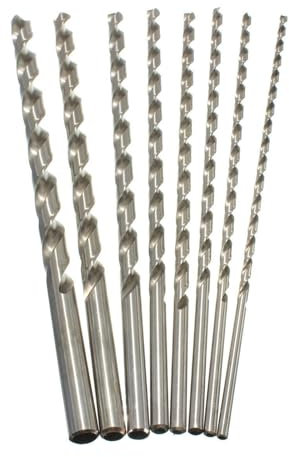 6–16 mm Durchmesser, extra lang, 350 mm HSS-Schlangenbohrer, Spiralbohrer, gerader Schaft (Color : 10MM)