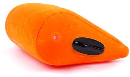 Aolowewin Aufblasbares Keilkissen, Bettkeile & Körperpositionierer, Reisekissen, Körperpositionskissen, Oberflächenbeflockung für Schlafen, Reisen, Yoga (Orange, mit Sessel)