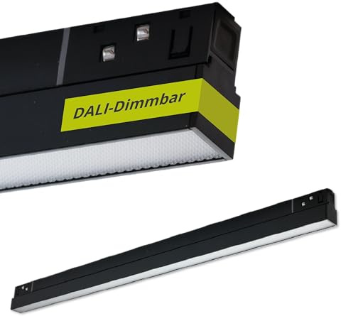 INNOVATE MagPro48 1 Phasen Schienensystem LED Lichtleiste [60cm DALI Dimmbar 1350lm CRI90 3000K] Schienensystem Lampen LED Deckenlampe I Deckenlampen Magnetschiene Deckenbeleuchtung I Deckenlampe Lang