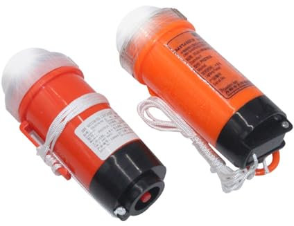 Light Saver a LED marino - Luce stroboscopica, 2 Emergences Segnale Strobo 'acqua del faro | Luci di localizzazione a LED impermeabili galleggianti per la visibilità oceanica notturna, attrezz