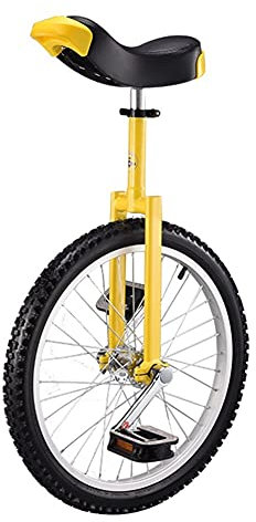Einrad 20 Zoll Rad Balance Heimtrainer Verstellbarer Sitz 150kg Kapazität Fitness Scooter für Zirkus Performance