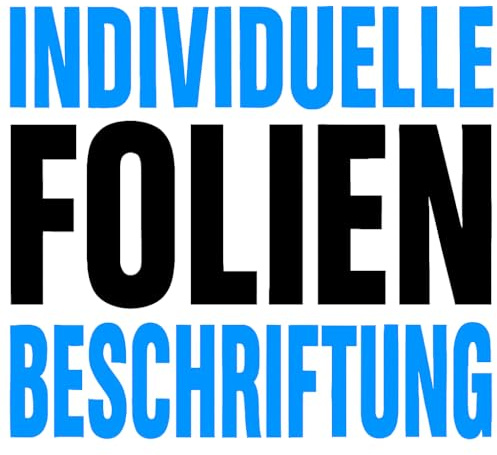 Aufkleber mit Wunschtext – Auto Motorrad Fahrrad – Klebt auf jeder glatten Oberfläche – Individuelle Buchstaben Sticker