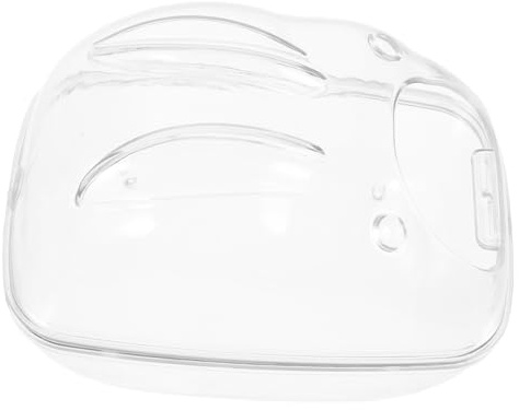 Kisangel Hamster-sandbadezimmer aus Acryl Passend für Hamster Mäuse Chinchillas und Meerschweinchen mit Abnehmbarem Bezug für Einfache Reinigung als Katzentoilette Badewanne oder Dusche Gee
