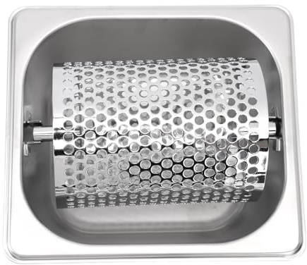 ZAICOLER Rullo per Burro, Ruota per Burro in Acciaio Inossidabile, Distribuisce Uniformemente il Sul Pane, Crosta Dorata Uniforme, Ideale per Accessori per Griglia da , Hamburger, Pane, Barbecue