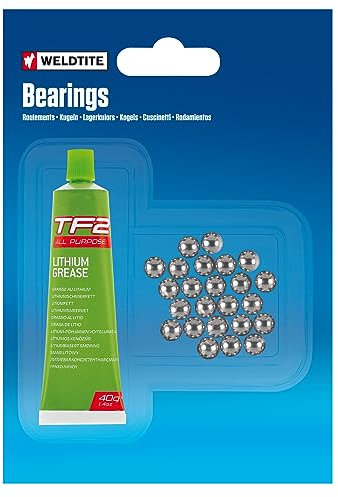 Weldtite 72 rodamientos de Bolas y Grasa-Verde, 1/8 Pulgadas, Exterior y Deportes, Green, 1/8 Inch